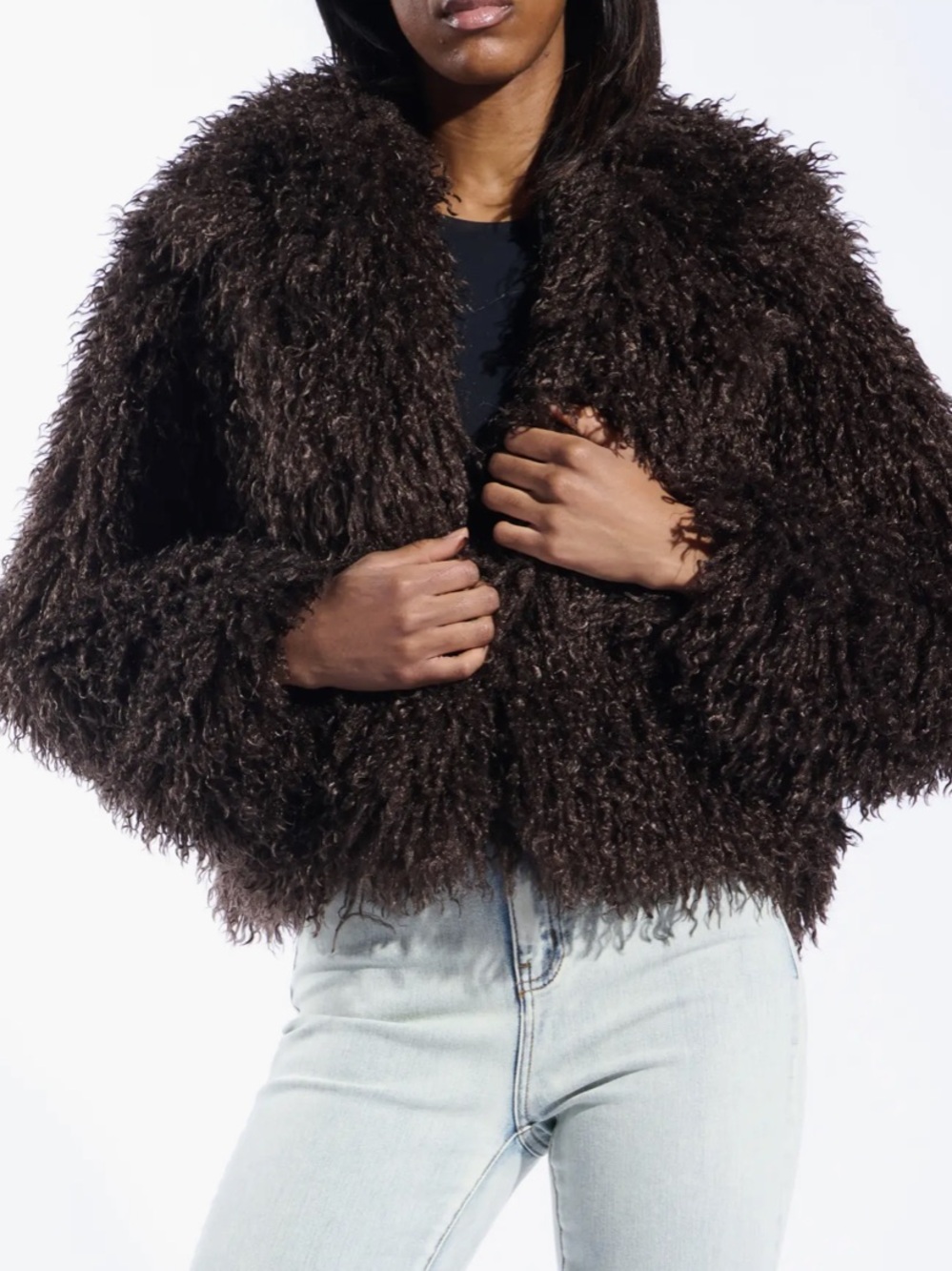 Azalea Wang “Ruperta” Faux Fur Coat
